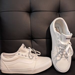 Vans white shoes